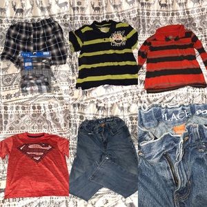 Lot of size 8 boys clothes.